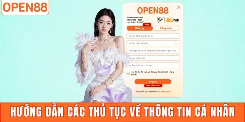 Hướng dẫn các thủ tục về thông tin cá nhân