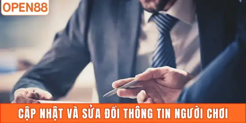 Cập nhật và sửa đổi thông tin người chơi